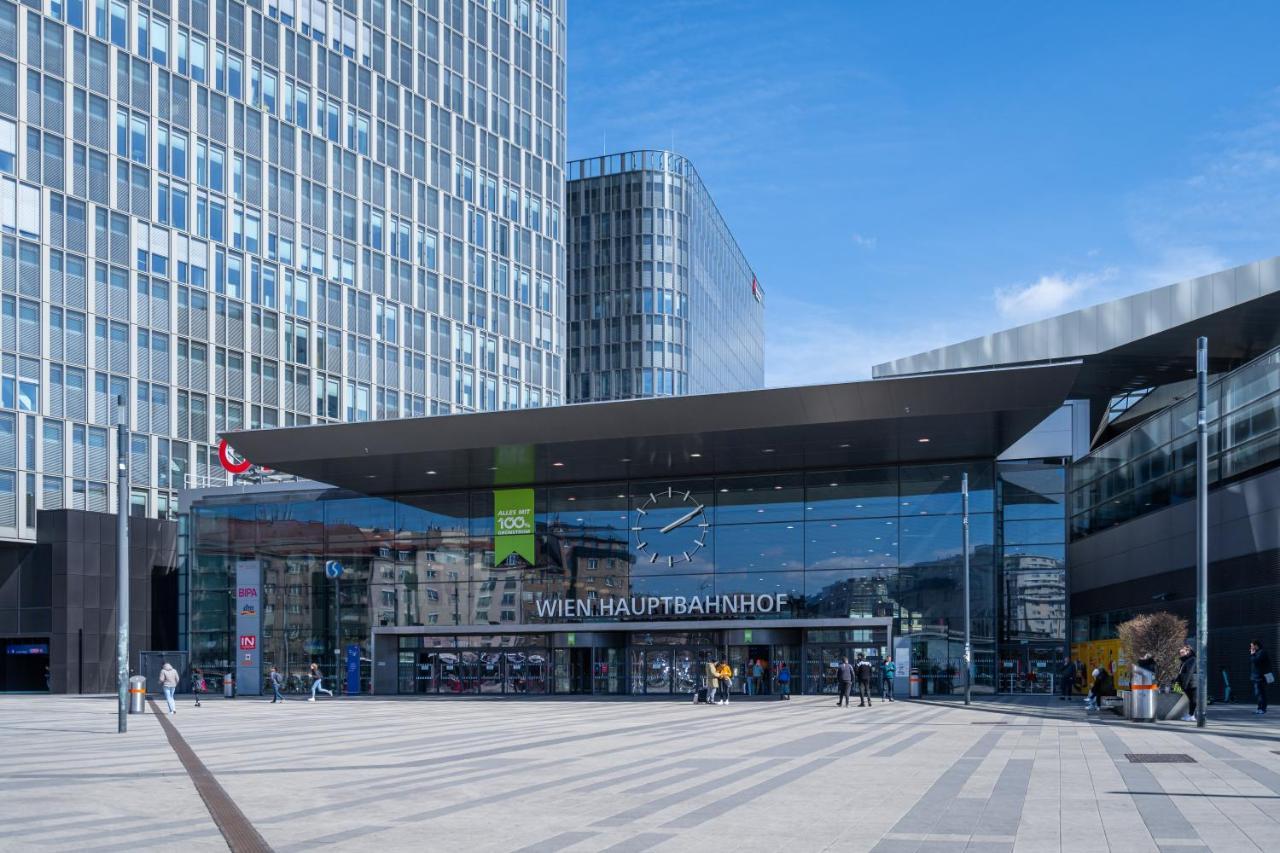 Whats-App Self-Check-In - Paerchen Wohnung Am Hauptbahnhof Vienna Esterno foto